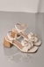 Sandália Flor Off White Cod 3147 - Gio Faé