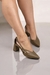 Scarpin Tiras Fivela Verde Cod 3082 - comprar online