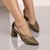 Scarpin Tiras Fivela Verde Cod 3082