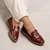 Mocassim Fivela Marsala Cod 3207