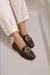 Mocassim Fivela Marrom Cod 3207 na internet