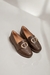 Mocassim Fivela Marrom Cod 3207 - Gio Faé