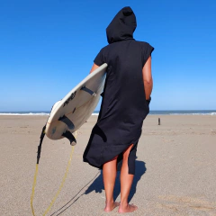 Poncho cambiador negro