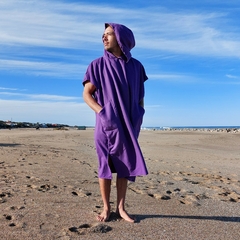 Poncho cambiador violeta - VIRA BS AS - Ropa para personas