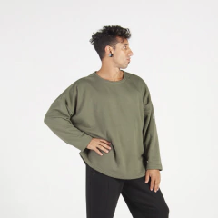 Buzo verde en internet