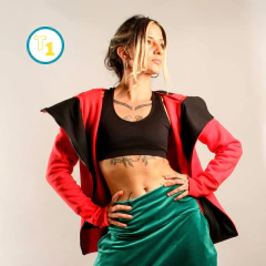 Campera HUG 2.0 roja - tienda online