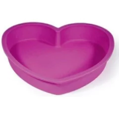 Molde para torta de silicona corazon