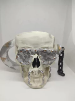 Taza 3d calavera