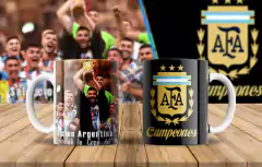 Taza Messi Campeones ceramica