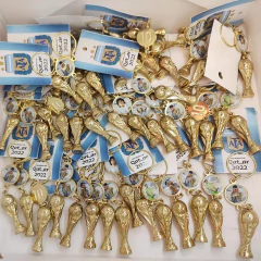 LLaveros copa del mundo x 20 metalicos