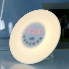 Radio Reloj Despertador Fm Digital Portatil Luz Led Usb