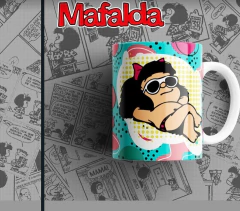 Taza Mafalda de ceramica