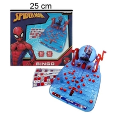 Bingo Spiderman C/bolillero Juego De Mesa