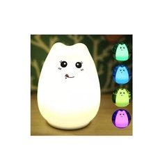 Lampara gatito de silicona
