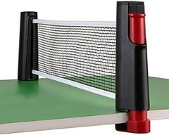 Red De Ping Pong Soporte Retractil Adaptable Cualquier Mesa