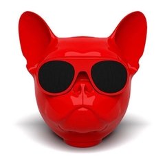 Parlante Perro Bulldog Frances en rojo