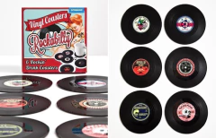 Posavasos Vinilo Disco Retro X 6 Regalo Original