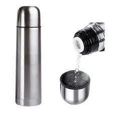 Termo Bala Acero Inoxidable 1 Litro Doble Capa Térmica