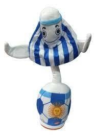 Muñeco Mascota Bailarín Cactus Argentina Mundial 2022