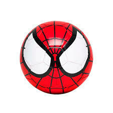 Pelota de futbol spiderman cuero