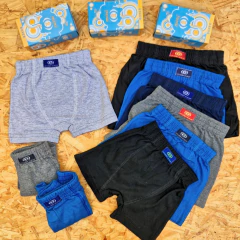 BOXER DE NIÑO ALGODÓN Y LYCRA LISO LÍNEA IMÁN ART. 201 TALLES SURTIDOS 2 - 3 - 4 - 5 - comprar online