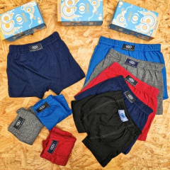 BOXER DE BEBE ALGODÓN Y LYCRA LISO LÍNEA IMÁN ART. 207 TALLES SURTIDOS 0 - 1 (X DOCENA) - comprar online