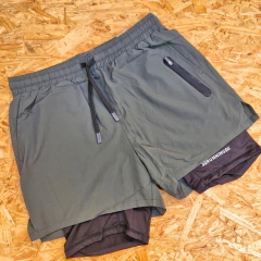 SHORT DEPORTIVO LYCRA SECADO RAPIDO CON CALZA LINEA I-RUN ART. HIRU 142 TALLE S- M-L-XL-XXL (X MAYOR) COLOR SEGUN EL STOCK DISPONIBLE