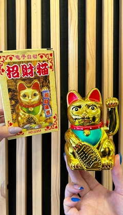 Gatito de la Suerte Dorado