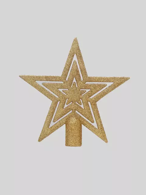Estrella puntera 16,5 Cm dorada