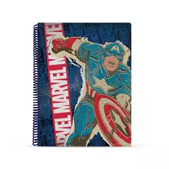 Cuaderno universitario Capitan America celeste