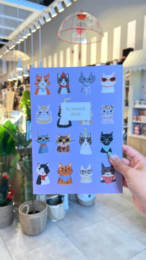 Planner 2026 Gatito