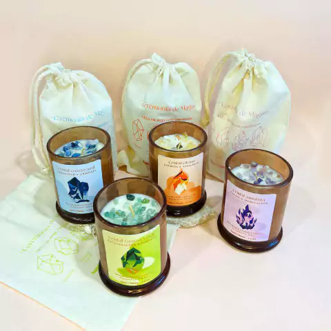 Velas de Soja - Cristales de Poder