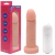 Prótese Peniana c\ Vibrador 15,5X3,7cm em Cyber Skin Kgel CKT3125