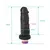 Prótese com Vibrador 18X4,6cm Black SS015V - comprar online
