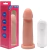 Prótese Peniana c\ Vibrador 19X5cm em Cyber Skin Kgel CKT3128 - comprar online