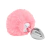Plug de Metal Pom Pom Rosa PL012