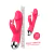 Vibrador Rabbit Ponto G 30 Vibrações recarregável USB Vermelho PG172