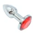 Plug Anal mini de Metal 5,6cm com Pedra PL000A - Fréya Acessórios Eróticos l Fréya Sex Shop Caxias do Sul