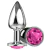 Plug Anal GRANDE de Metal 9,5cm com Pedra PL007G - loja online