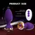 Vibrador Plug Vibratório 10 Velocidades Recarregável USB SF00084 - Fréya Acessórios Eróticos l Fréya Sex Shop Caxias do Sul