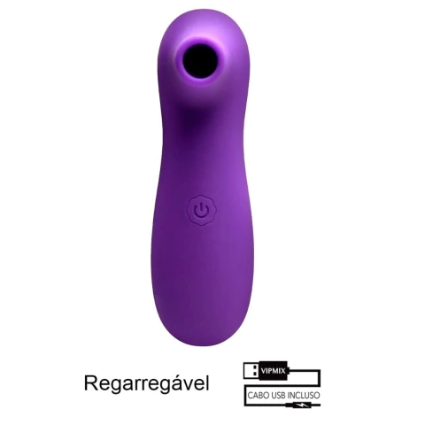 Vibrador Woman Suction c/pulsação Roxo USB SU022R - comprar online