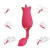 Vibrador Flor Dupla c/ língua 10 Vel USB VB189 - Fréya Acessórios Eróticos l Fréya Sex Shop Caxias do Sul