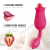 Vibrador Flor Dupla c/ língua 10 Vel USB VB189