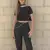 Baby tee black na internet