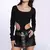 Body recortes manga longa - comprar online
