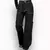 Calça wide leg cargo