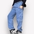 Calça cargo jeans