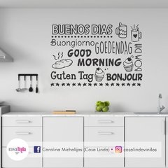 Vinilo "Buenos dias"