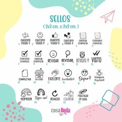 Kit N°4 Sellitos de corrección para maestras en internet