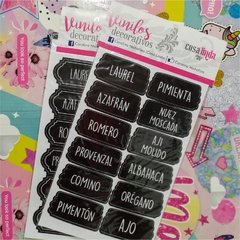 Vinilos para condimentos
